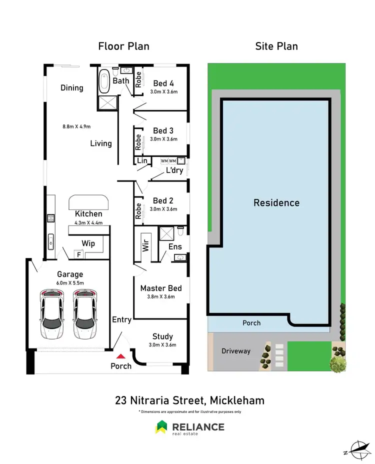 Floorplan of Homely house listing, 23 Nitraria Street, Mickleham VIC 3064