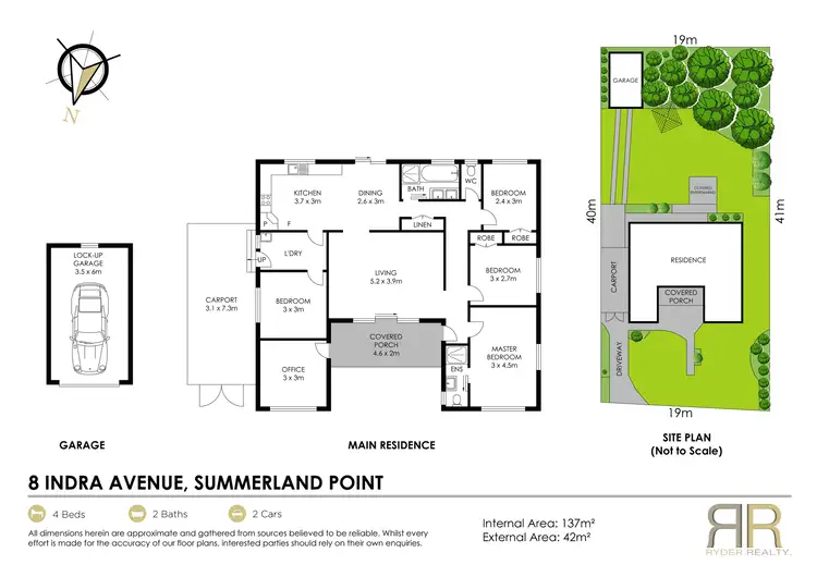 Floorplan of Homely house listing, 8 Indra Avenue, Summerland Point NSW 2259