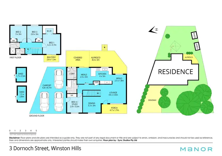Floorplan of Homely house listing, 3 Dornoch Street, Winston Hills NSW 2153