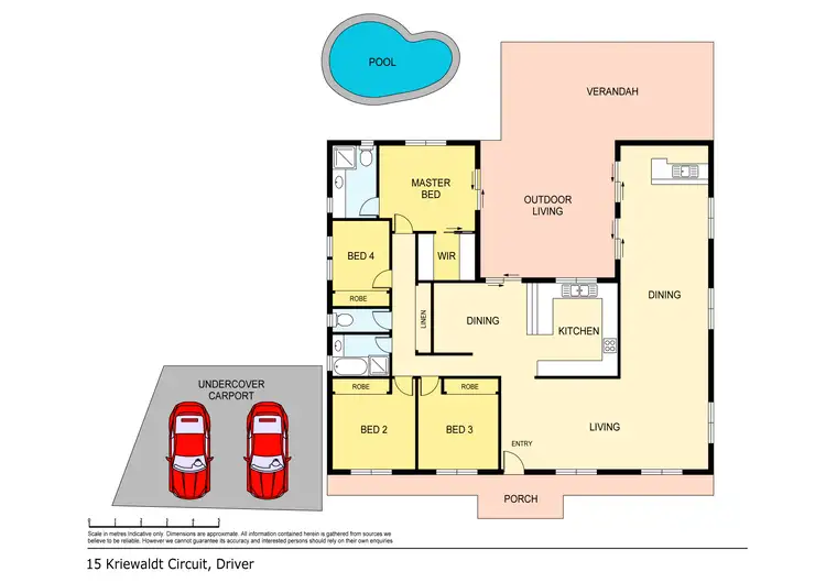 Floorplan of Homely house listing, 15 Kriewaldt Circuit, Driver NT 830