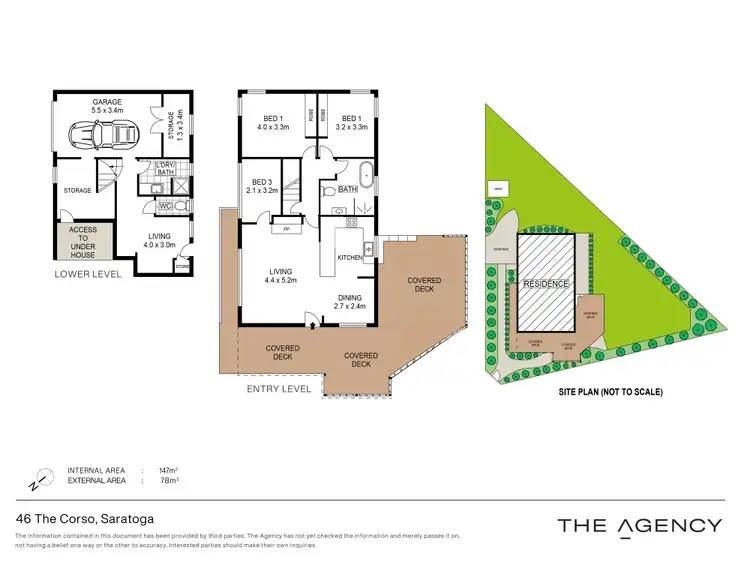 Floorplan of Homely house listing, 46 The Corso, Saratoga NSW 2251