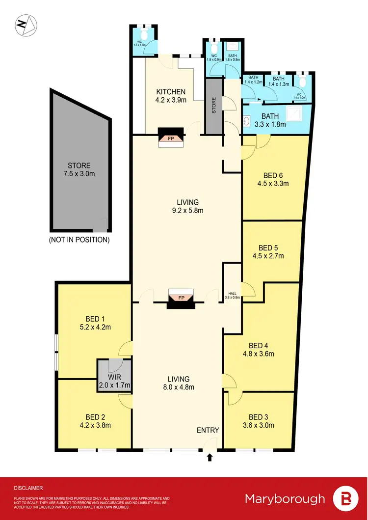 Floorplan of Homely house listing, 41 Scandinavian Crescent, Talbot VIC 3371