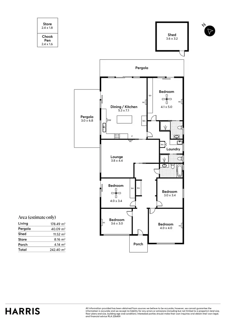 Floorplan of Homely house listing, 11 Chinnery Avenue, Magill SA 5072