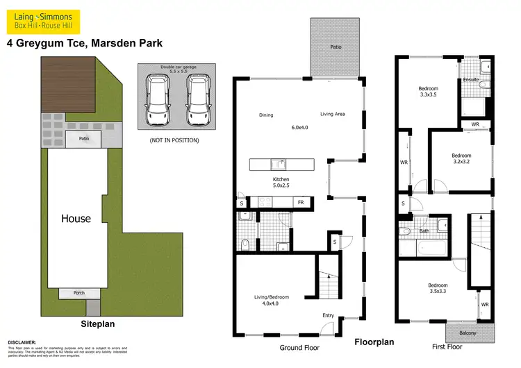 Floorplan of Homely house listing, 4 Greygum Terrace, Marsden Park NSW 2765