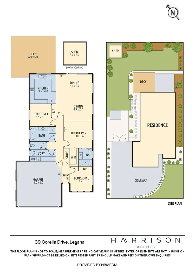 Floorplan of Homely house listing, 39 Corella Drive, Legana TAS 7277