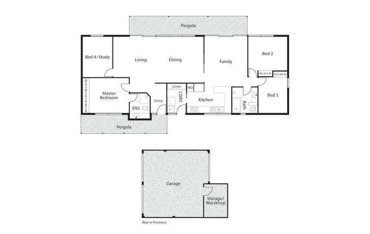 Floorplan of Homely townhouse listing, 14/72 Shackleton Circuit, Mawson ACT 2607