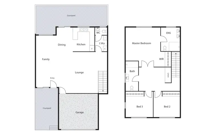 Floorplan of Homely townhouse listing, 113/215 Aspinall Street, Watson ACT 2602