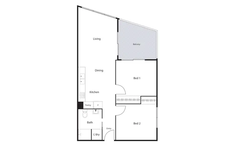 Floorplan of Homely apartment listing, 61/4 Hoolihan Street, Denman Prospect ACT 2611