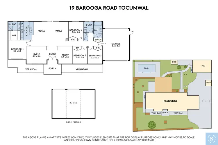 Floorplan of Homely house listing, 19 Barooga Road, Tocumwal NSW 2714