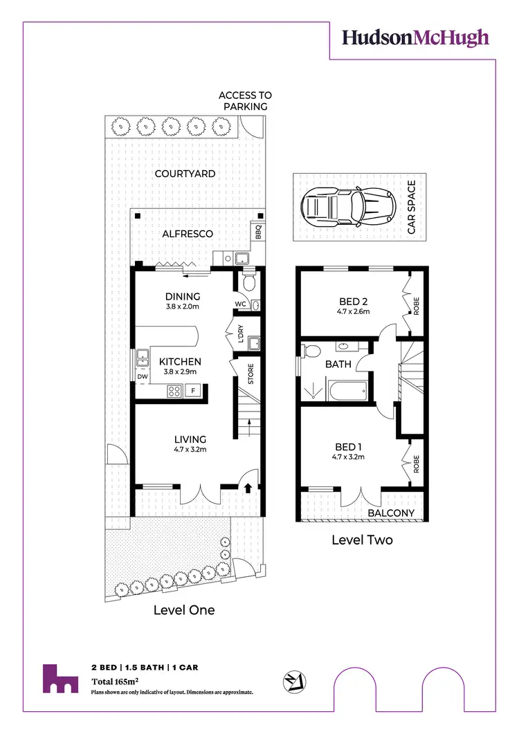 Floorplan of Homely townhouse listing, 1/130 William Street, Leichhardt NSW 2040