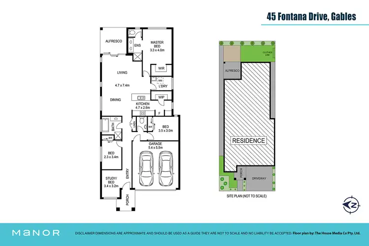 Floorplan of Homely house listing, 45 Fontana Drive, (Gables), Box Hill NSW 2765