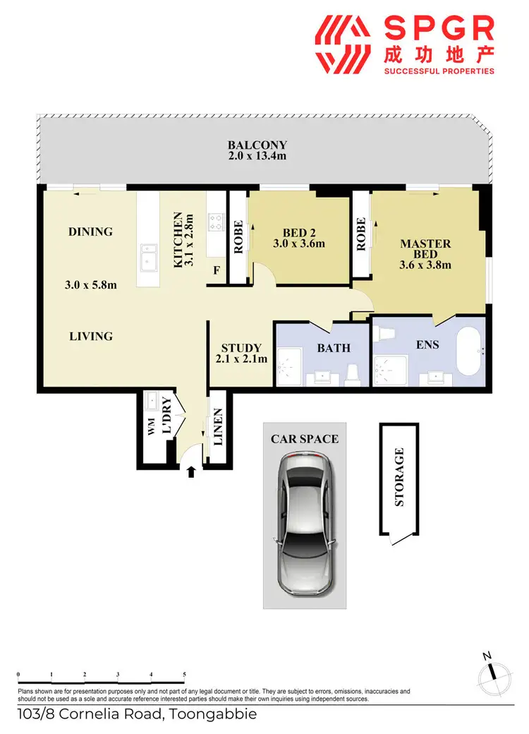 Floorplan of Homely apartment listing, 103/8 Cornelia Road, Toongabbie NSW 2146