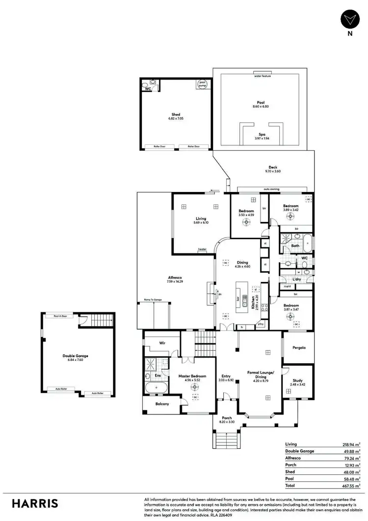 Floorplan of Homely house listing, 10 Aaron Avenue, Darlington SA 5047
