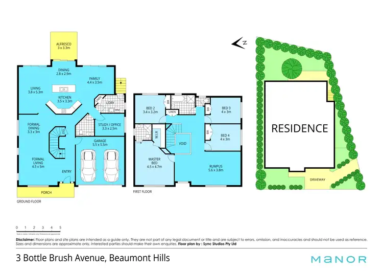 Floorplan of Homely house listing, 3 Bottle Brush Avenue, Beaumont Hills NSW 2155