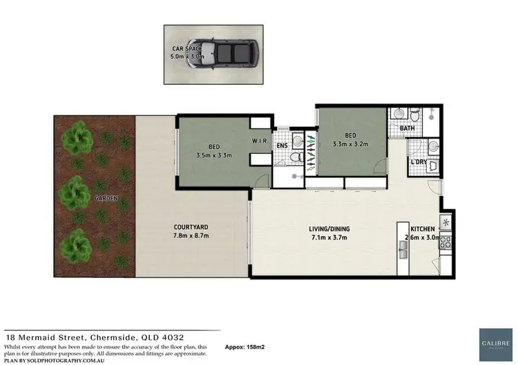 Floorplan of Homely unit listing, 18 Mermaid Street, Chermside QLD 4032