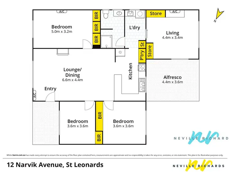 Floorplan of Homely house listing, 12 Narvik Avenue, St Leonards VIC 3223