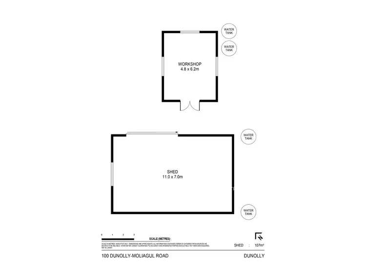 Floorplan of Homely land listing, 100 Dunolly - Moliagul Road, Dunolly VIC 3472