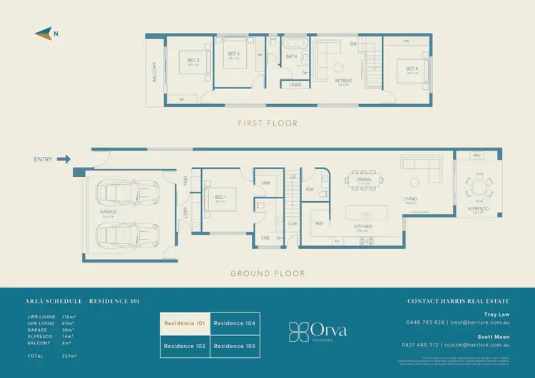 Floorplan of Homely house listing, 60A Reid Avenue, Tranmere SA 5073
