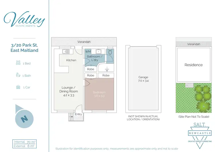 Floorplan of Homely unit listing, 3/20 Park Street, East Maitland NSW 2323