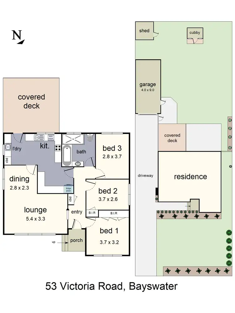 Floorplan of Homely house listing, 53 Victoria Road, Bayswater VIC 3153