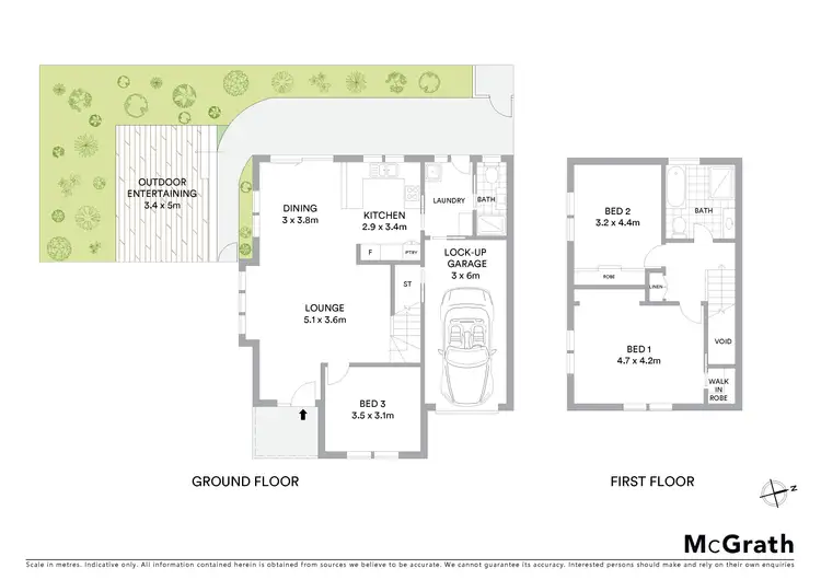 Floorplan of Homely townhouse listing, 1/7 Fitzstubbs Avenue, Wentworth Falls NSW 2782