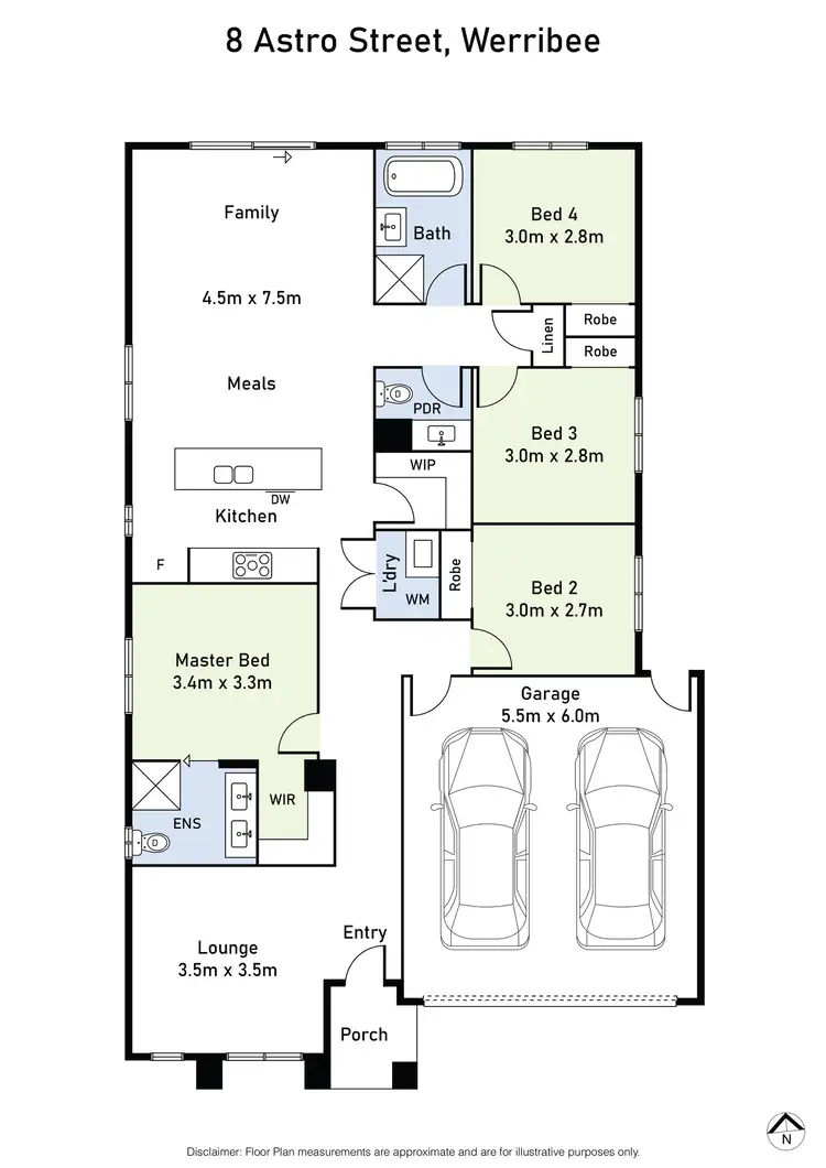 Floorplan of Homely house listing, 8 Astro Street, Werribee VIC 3030