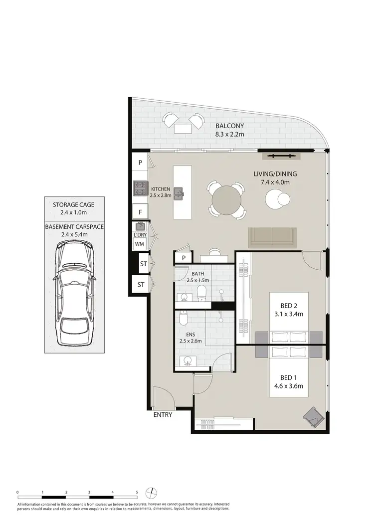 Floorplan of Homely apartment listing, 1305/6 Chambers Court, Epping NSW 2121