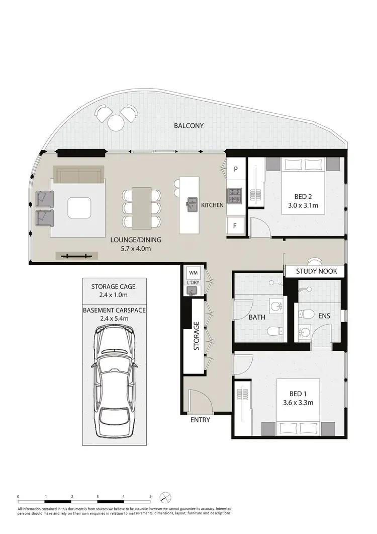 Floorplan of Homely apartment listing, 1502/6 Chambers Court, Epping NSW 2121