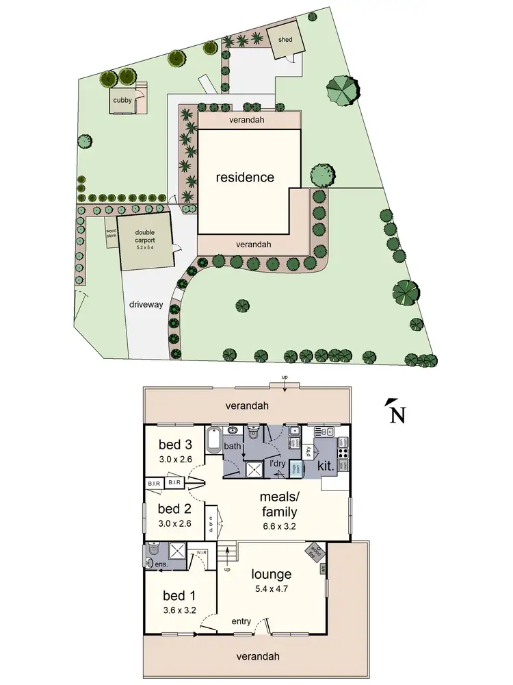 Floorplan of Homely house listing, 5 Stewart Avenue, Wandin North VIC 3139