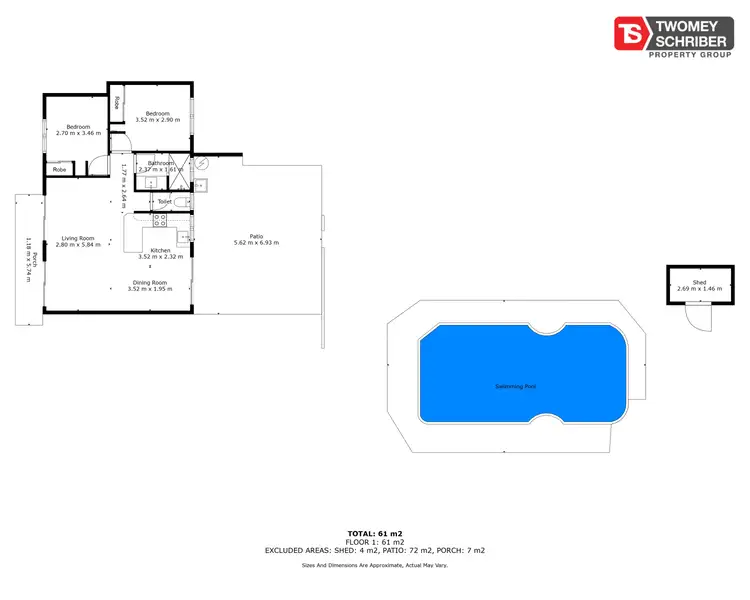 Floorplan of Homely house listing, 23 Ravizza Drive, Edmonton QLD 4869