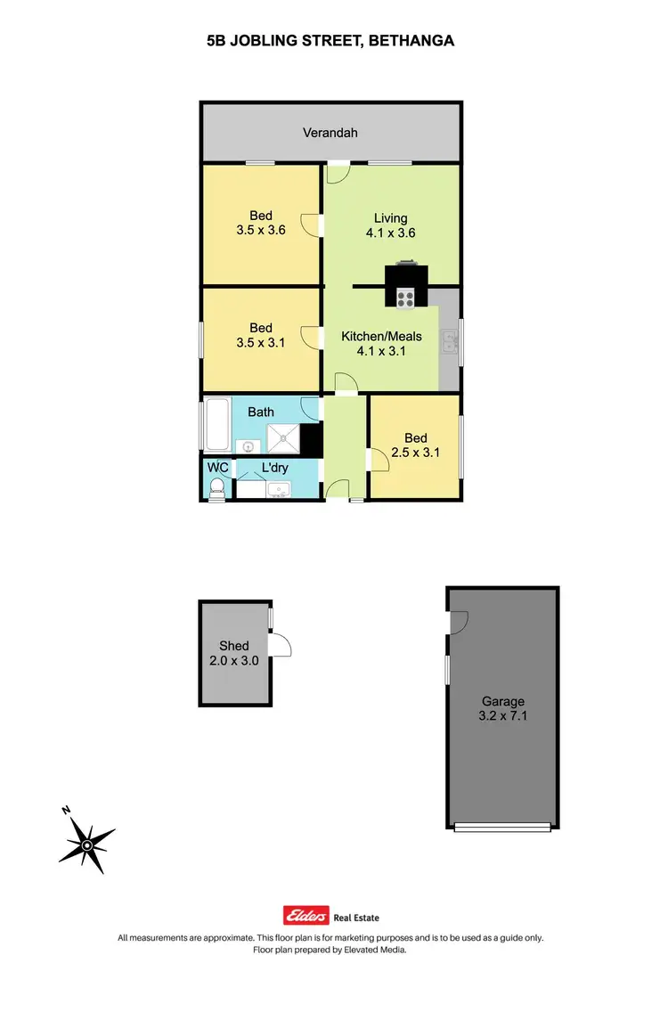 Floorplan of Homely house listing, 5b Jobling Street, Bethanga VIC 3691