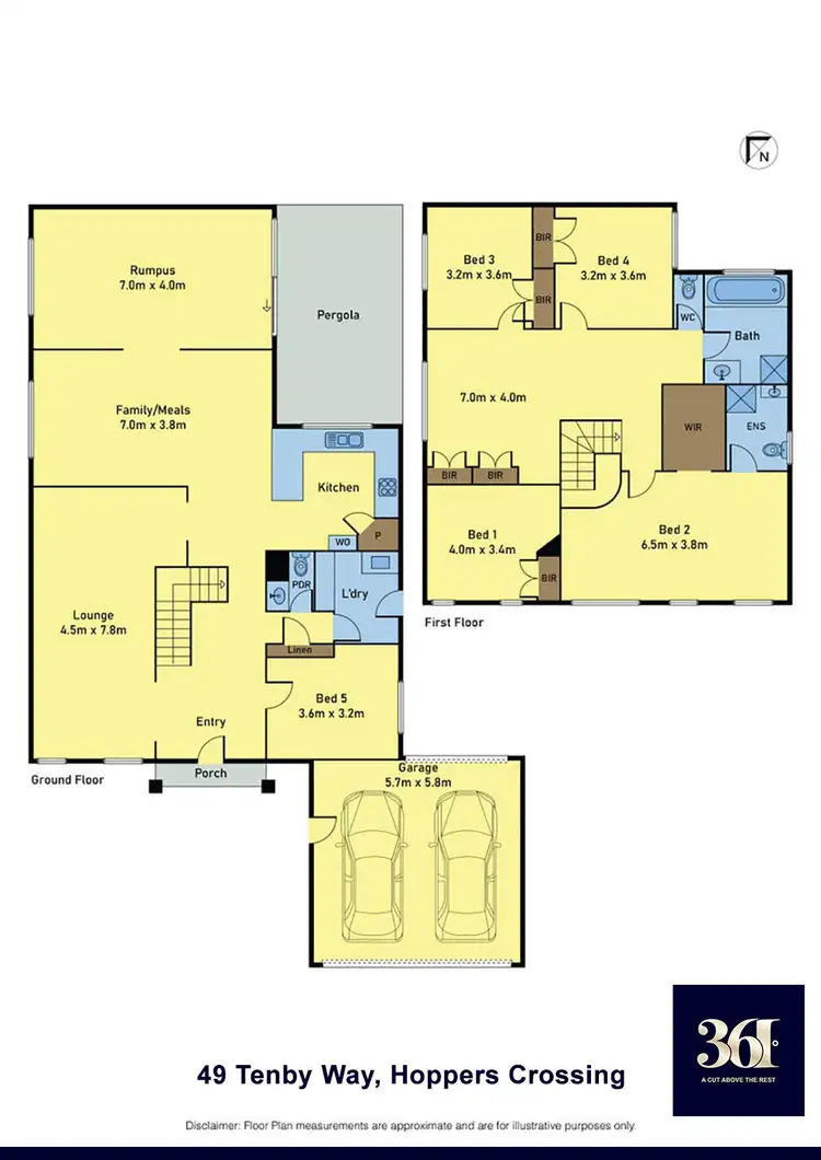 Floorplan of Homely house listing, 49 Tenby Way, Hoppers Crossing VIC 3029