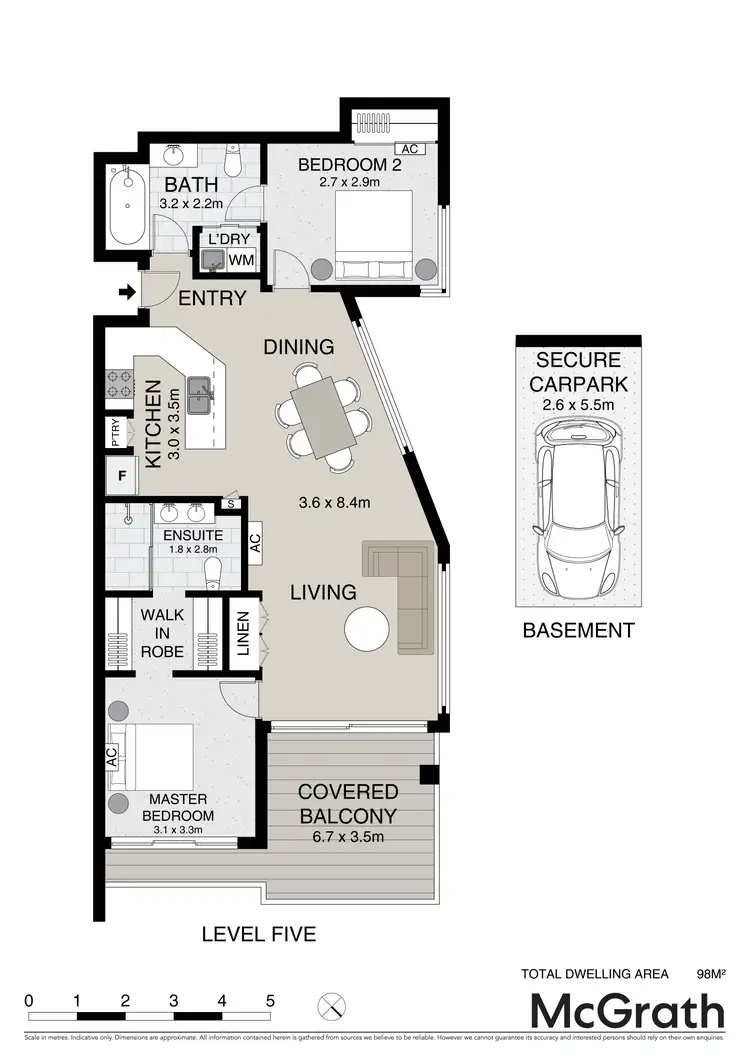 Floorplan of Homely unit listing, 505/79-83 First Avenue, Mooloolaba QLD 4557