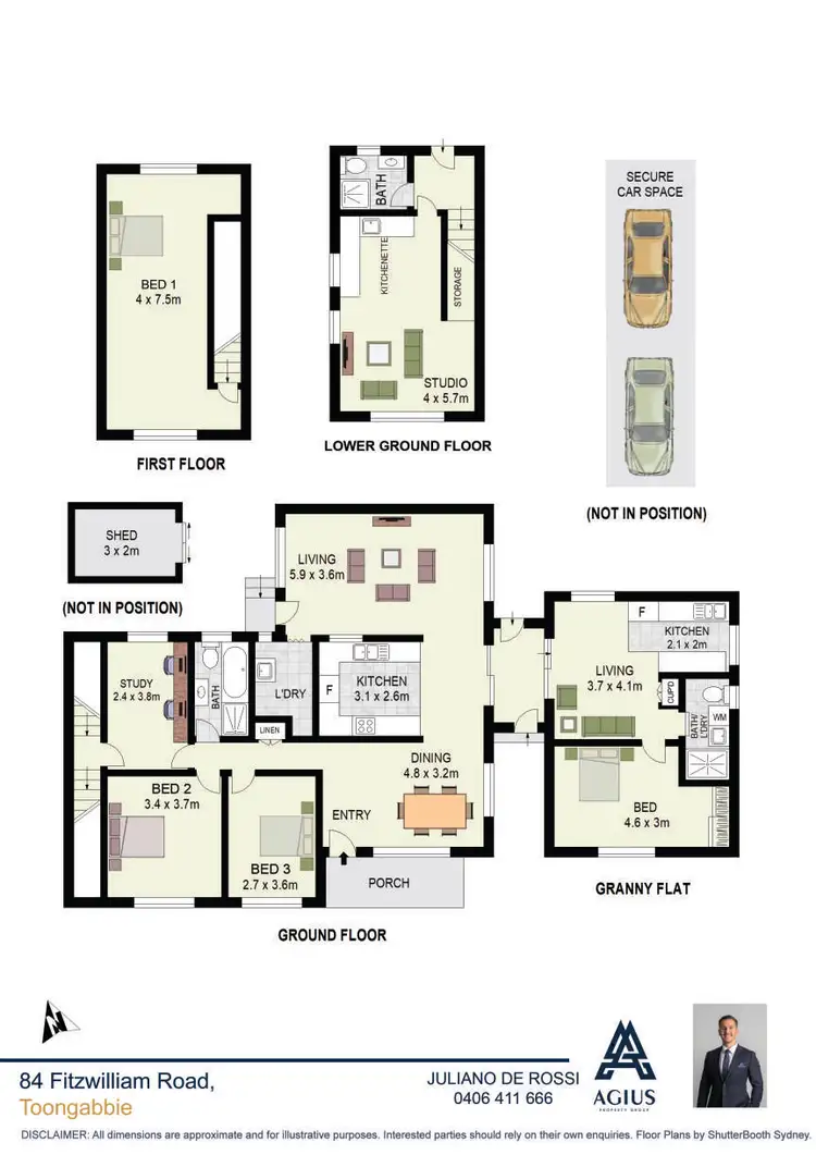 Floorplan of Homely house listing, 84 Fitzwilliam Road, Toongabbie NSW 2146