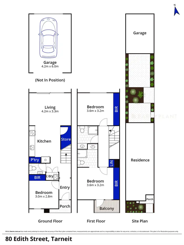 Floorplan of Homely house listing, 80 Edith Street, Tarneit VIC 3029