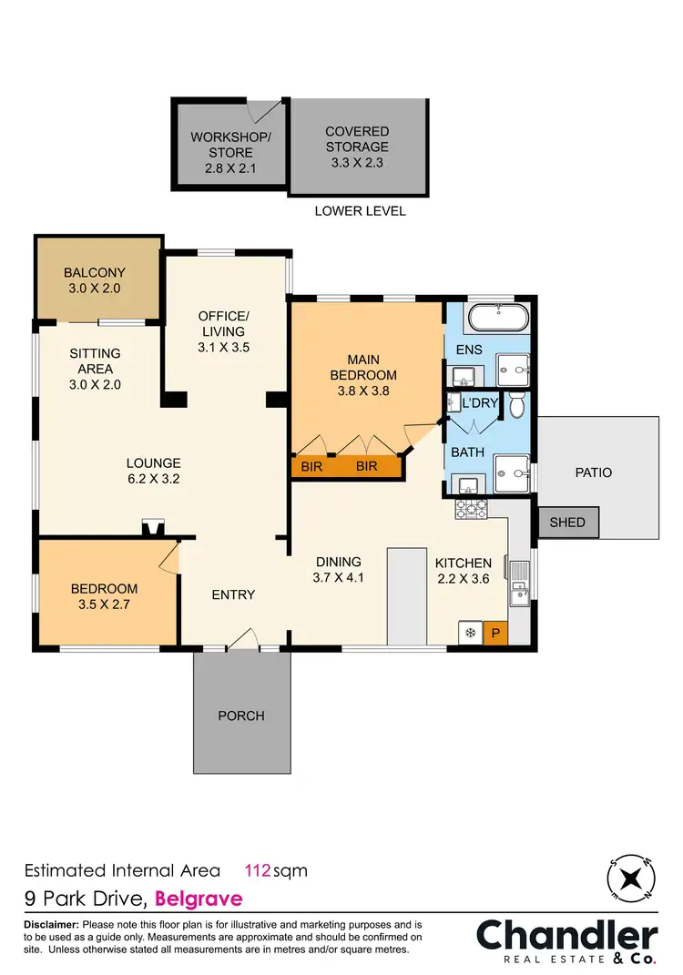 Floorplan of Homely house listing, 9 Park Drive, Belgrave VIC 3160