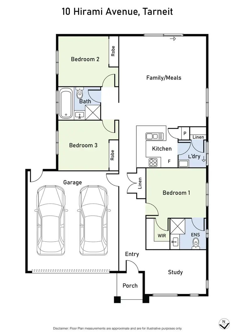 Floorplan of Homely house listing, 10 Hirami Avenue, Tarneit VIC 3029