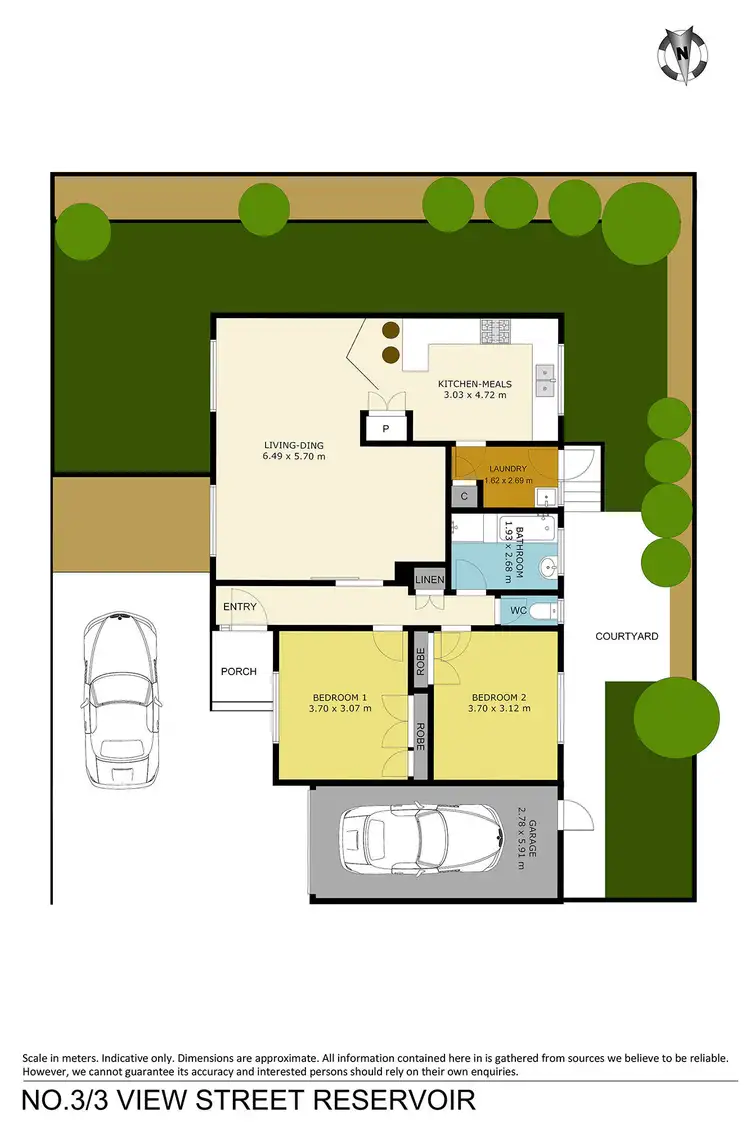 Floorplan of Homely villa listing, 3/3 View Street, Reservoir VIC 3073