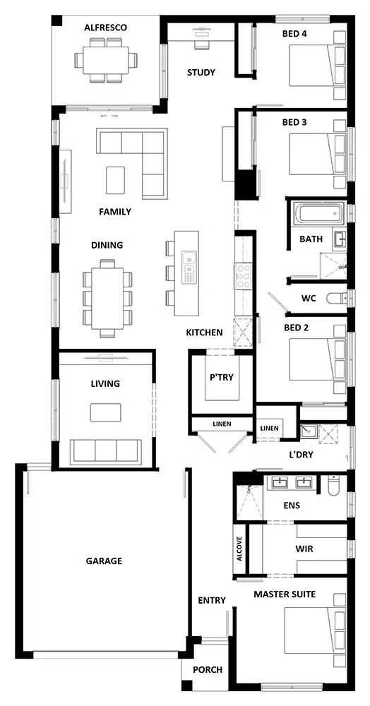 Floorplan of Homely house listing, 3 Lever Circuit, Officer South VIC 3809