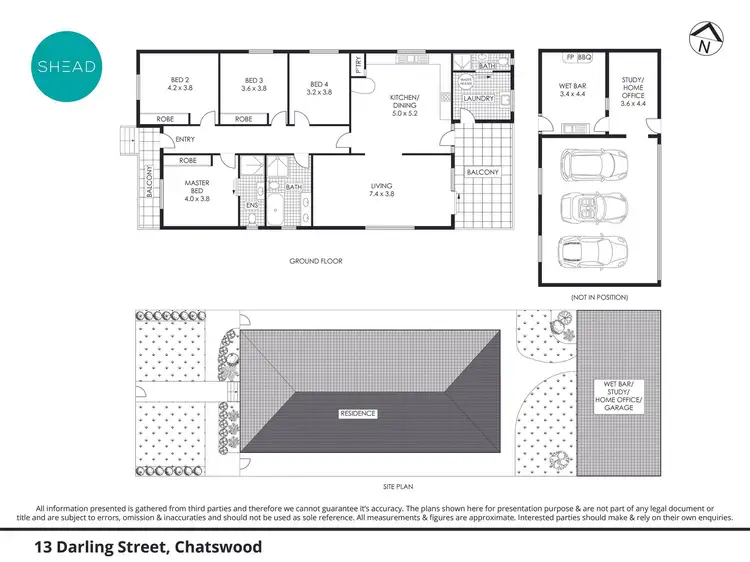 Floorplan of Homely house listing, 13 Darling Street, Chatswood NSW 2067
