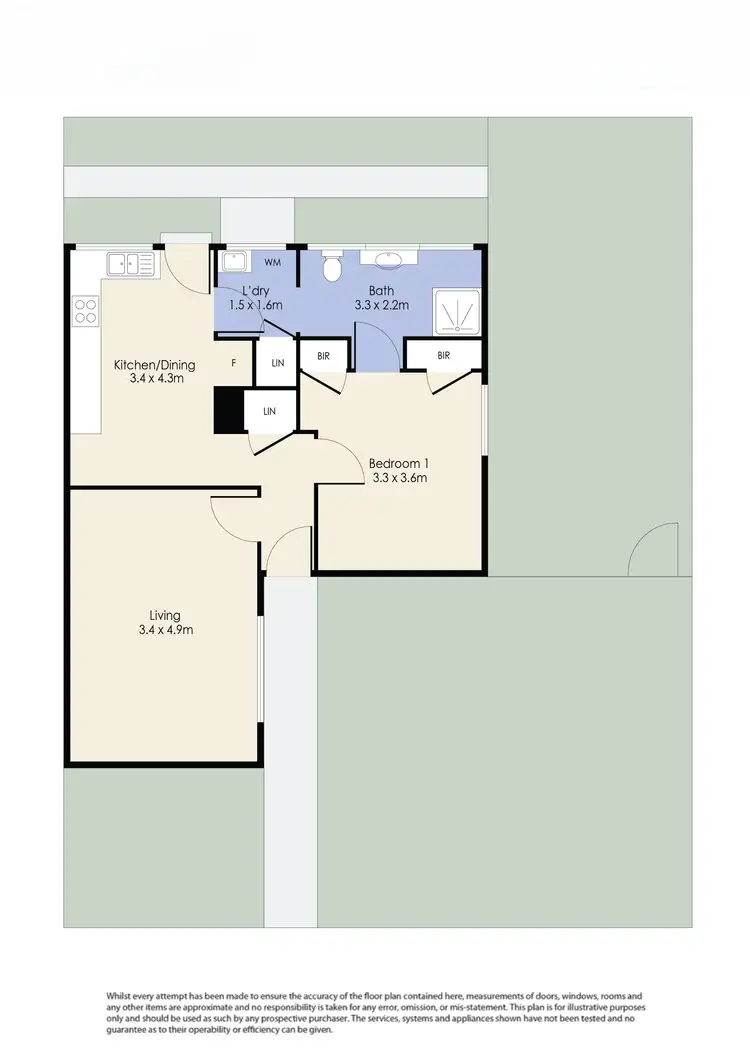 Floorplan of Homely unit listing, 1/27 Deutgam Street, Werribee VIC 3030