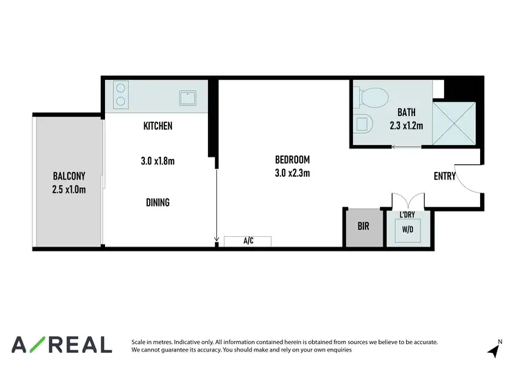 Floorplan of Homely apartment listing, 312/253 Franklin Street, Melbourne VIC 3000