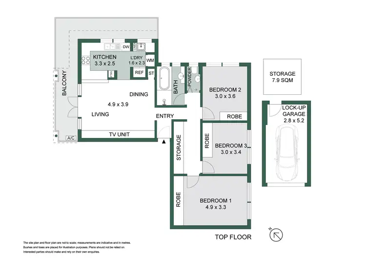 Floorplan of Homely apartment listing, 9/235 Pacific Highway, Lindfield NSW 2070