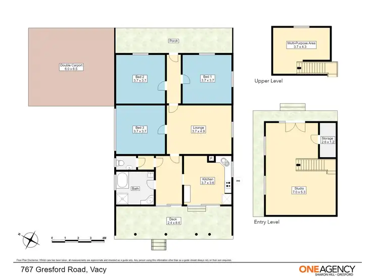 Floorplan of Homely house listing, 767 Gresford Road, Vacy NSW 2421