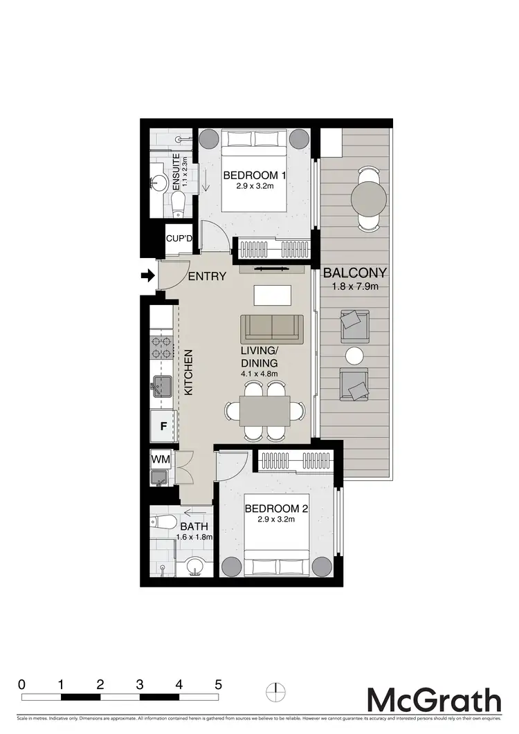 Floorplan of Homely unit listing, 602/25 First Avenue, Mooloolaba QLD 4557