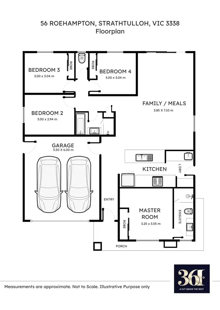 Floorplan of Homely house listing, 56 Roehampton Drive, Strathtulloh VIC 3338