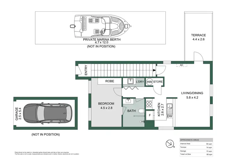 Floorplan of Homely apartment listing, 77/8 Water Street, Birchgrove NSW 2041