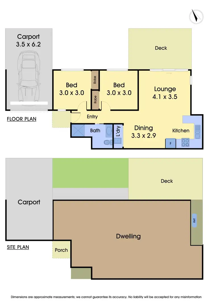 Floorplan of Homely unit listing, 6/58 Upton Street, Altona VIC 3018