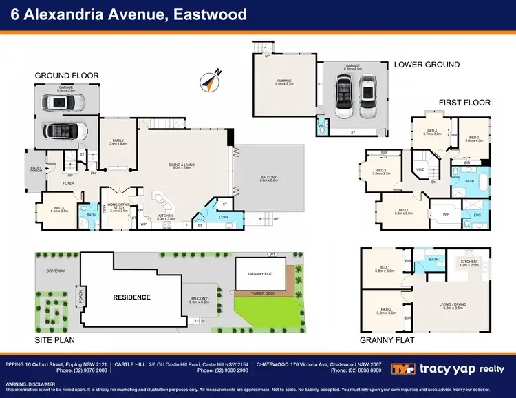 Floorplan of Homely house listing, 6 Alexandria Avenue, Eastwood NSW 2122