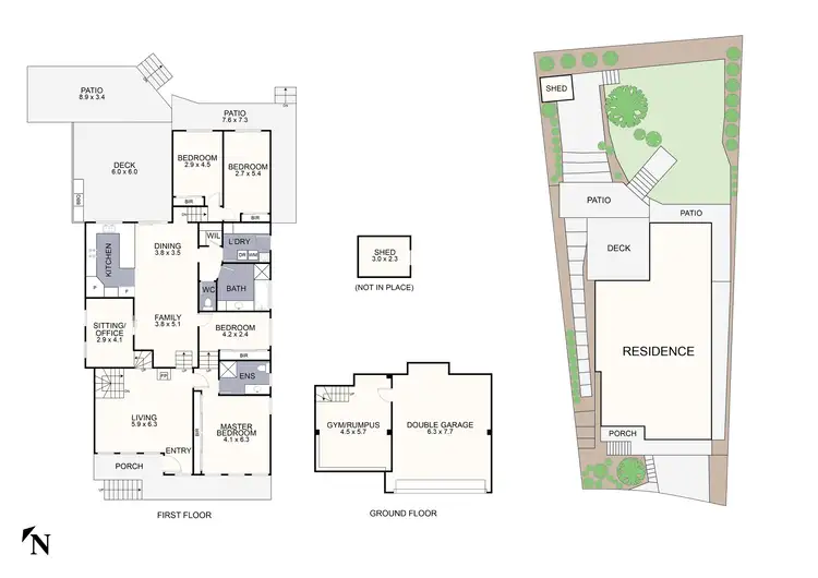 Floorplan of Homely house listing, 42 Little John Road, Warranwood VIC 3134